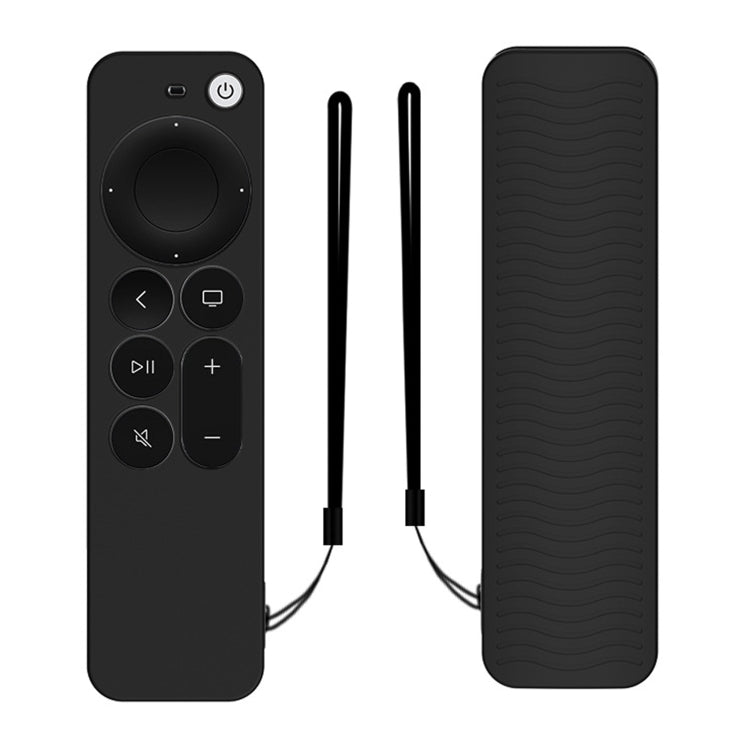 غطاء واقي من السيليكون لجهاز تحكم Apple TV 4K Siri الجيل الرابع