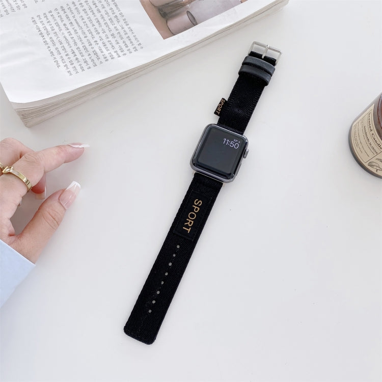 سوار ساعة بديل من النايلون، لسلسلة Apple Watch 7 مقاس 41 مم / 6 وSE و5 و4 مقاس 40 مم، لسلسلة Apple Watch 7 مقاس 45 مم / 6 وSE و5 و4 مقاس 44 مم