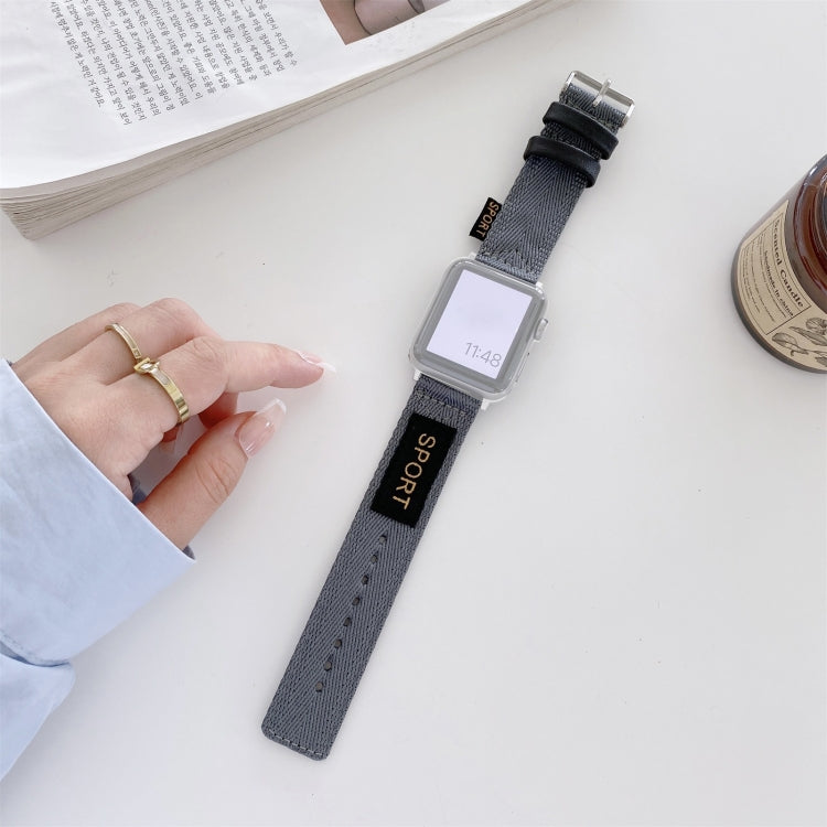 سوار ساعة بديل من النايلون، لسلسلة Apple Watch 7 مقاس 41 مم / 6 وSE و5 و4 مقاس 40 مم، لسلسلة Apple Watch 7 مقاس 45 مم / 6 وSE و5 و4 مقاس 44 مم