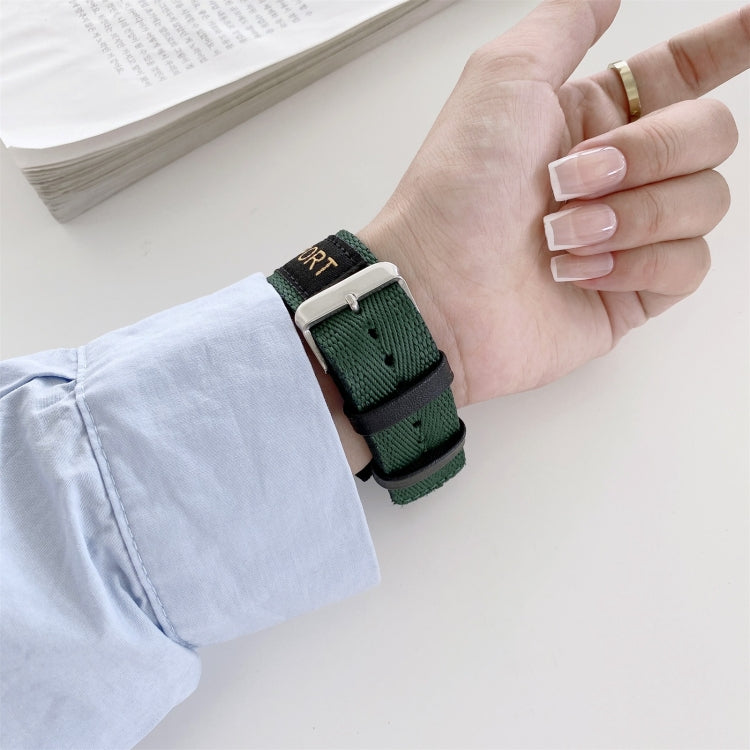 سوار ساعة بديل من النايلون، لسلسلة Apple Watch 7 مقاس 41 مم / 6 وSE و5 و4 مقاس 40 مم، لسلسلة Apple Watch 7 مقاس 45 مم / 6 وSE و5 و4 مقاس 44 مم