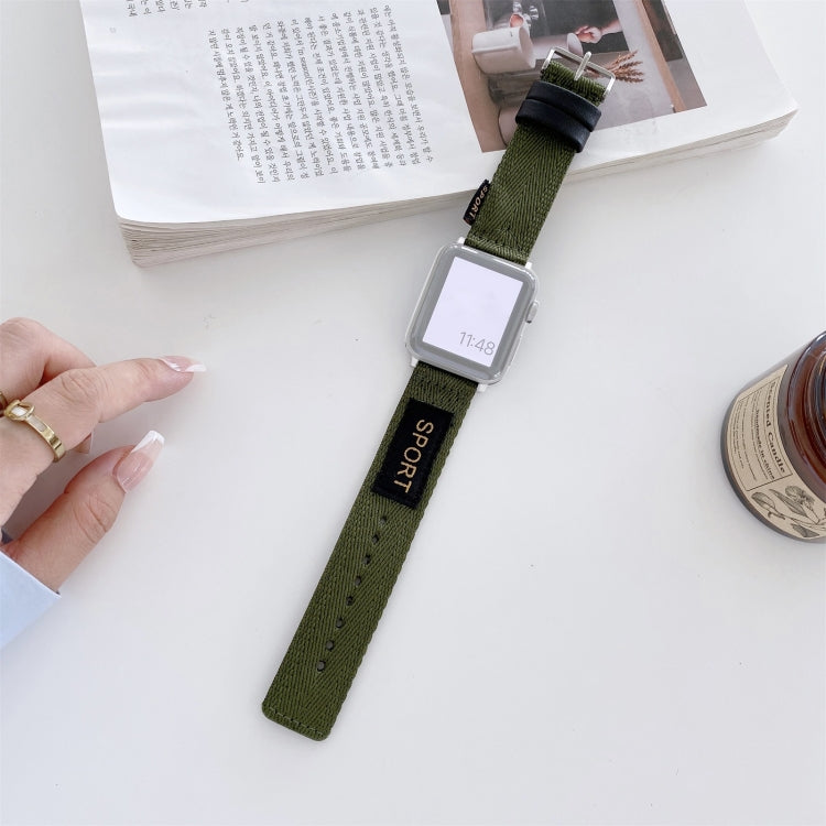 سوار ساعة بديل من النايلون، لسلسلة Apple Watch 7 مقاس 41 مم / 6 وSE و5 و4 مقاس 40 مم، لسلسلة Apple Watch 7 مقاس 45 مم / 6 وSE و5 و4 مقاس 44 مم