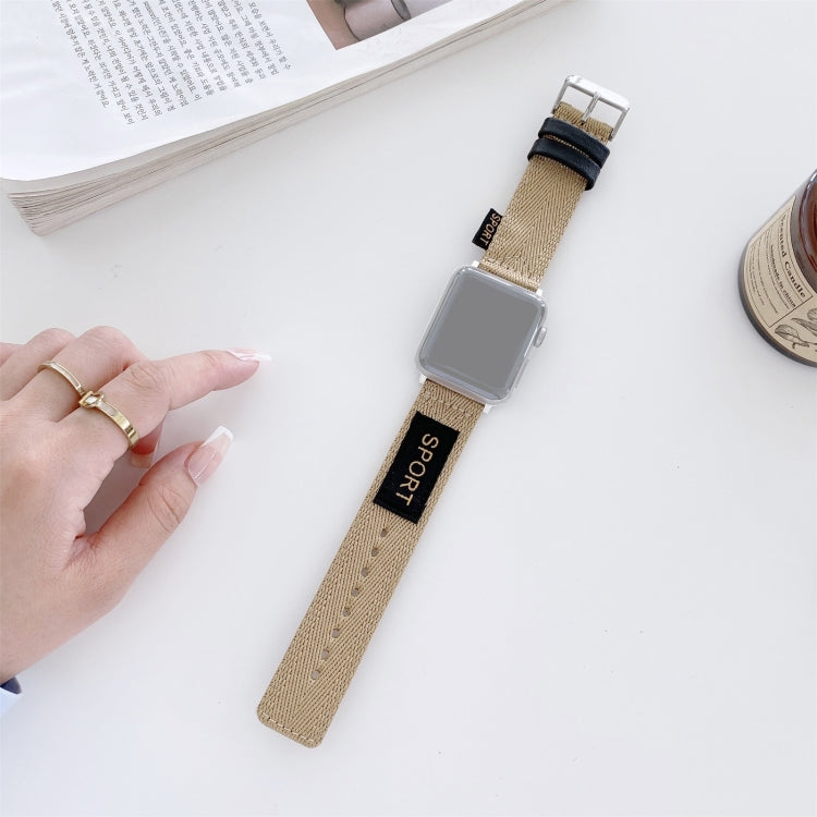 سوار ساعة بديل من النايلون، لسلسلة Apple Watch 7 مقاس 41 مم / 6 وSE و5 و4 مقاس 40 مم، لسلسلة Apple Watch 7 مقاس 45 مم / 6 وSE و5 و4 مقاس 44 مم