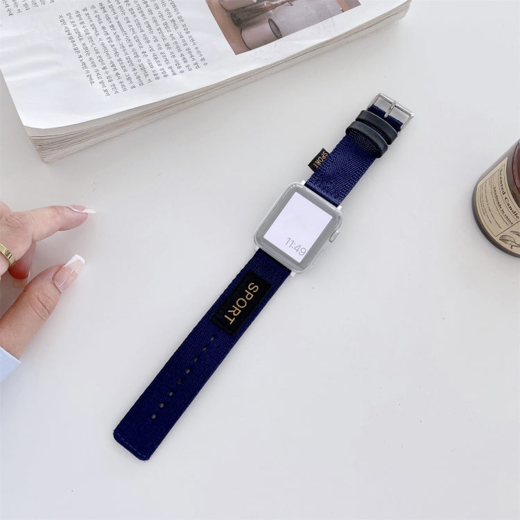 سوار ساعة بديل من النايلون، لسلسلة Apple Watch 7 مقاس 41 مم / 6 وSE و5 و4 مقاس 40 مم، لسلسلة Apple Watch 7 مقاس 45 مم / 6 وSE و5 و4 مقاس 44 مم