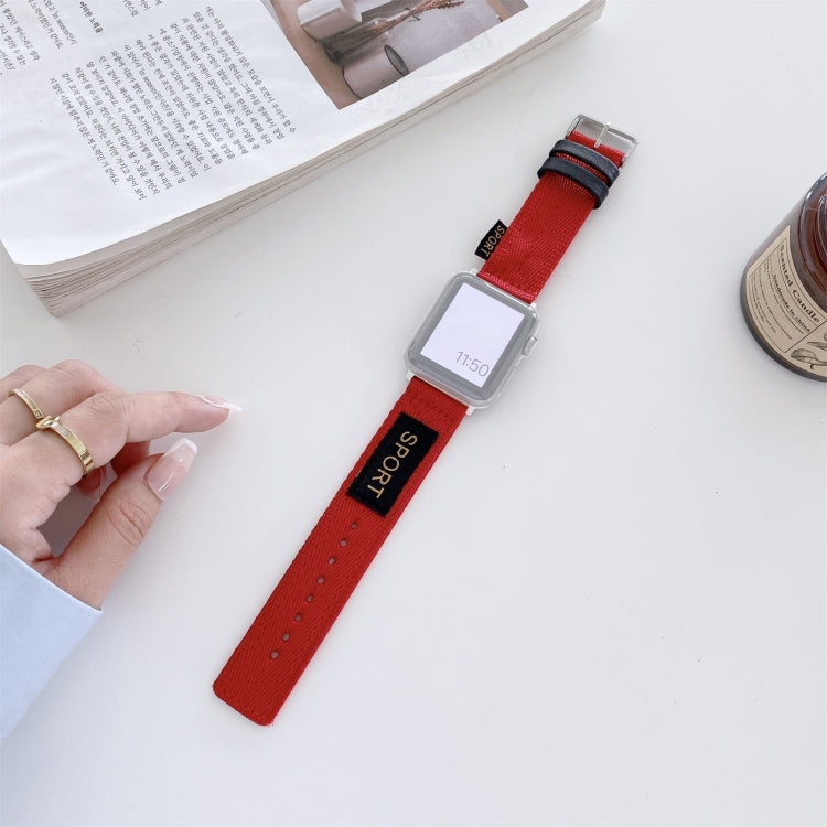سوار ساعة بديل من النايلون، لسلسلة Apple Watch 7 مقاس 41 مم / 6 وSE و5 و4 مقاس 40 مم، لسلسلة Apple Watch 7 مقاس 45 مم / 6 وSE و5 و4 مقاس 44 مم