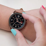 Smart Watch Rhombus Texture Bezel Ring, For Samsung Galaxy Watch 3 41mm, For Samsung Galaxy Watch 3 45mm