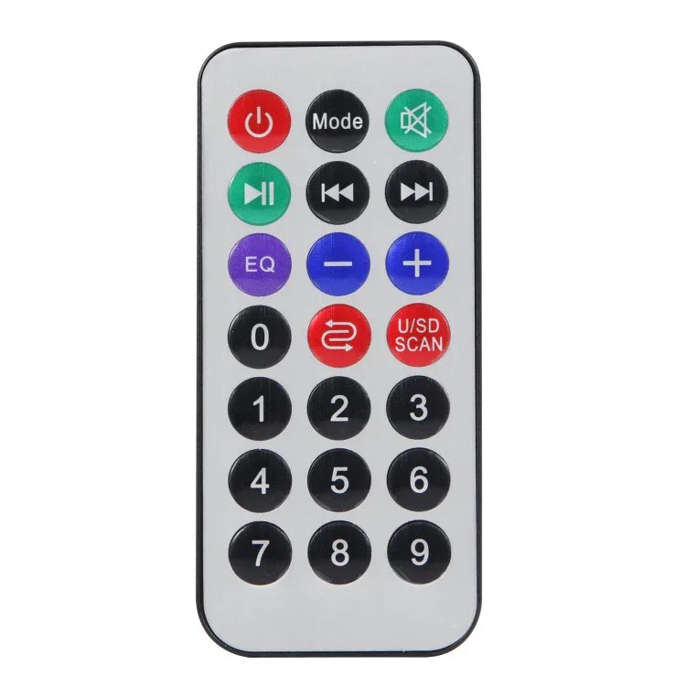 لوحة فك ترميز مشغل MP3 صوتي للسيارة 12 فولت JX-809BT مع راديو FM وUSB وبلوتوث / تحكم عن بعد / تسجيل، JX-809BT