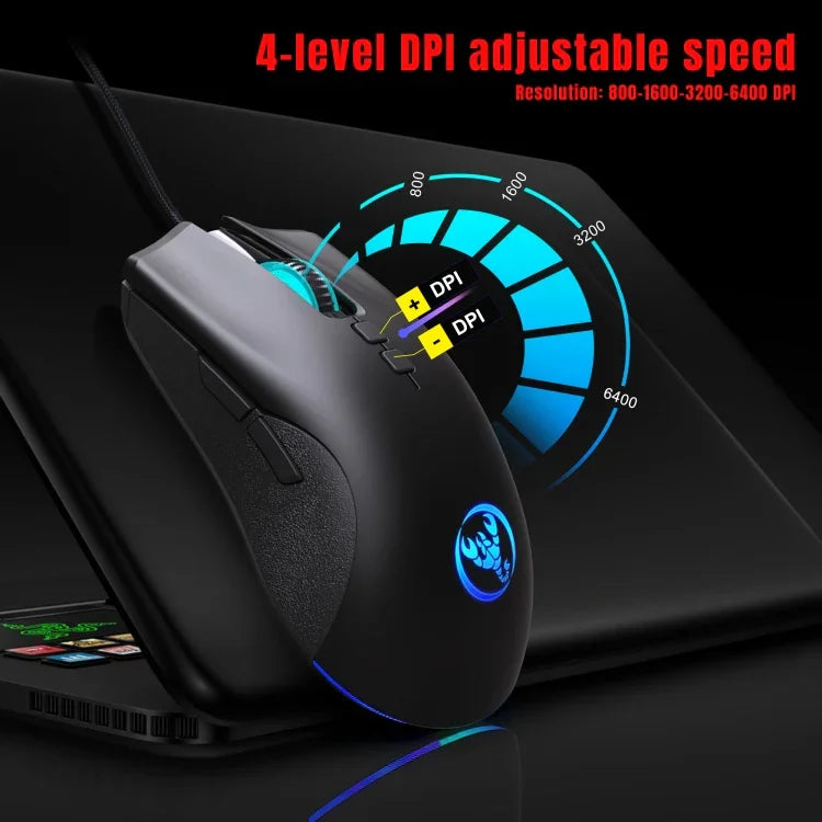 مجموعة تحويل لوحة مفاتيح وفأرة HXSJ P8+V100+J900 + لوحة مفاتيح بيد واحدة + فأرة ألعاب قابلة للبرمجة، P8+V100+A883