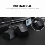 أغطية مفاتيح لوحة مفاتيح ميكانيكية ملونة PBT بعدد 104 مفتاح HXSJ P9