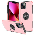 PC + TPU Shockproof Magnetic Protective Case with Invisible Ring Holder, For iPhone 13 mini, For iPhone 13, For iPhone 13 Pro, For iPhone 13 Pro Max