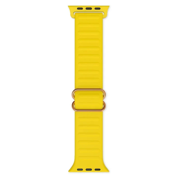 سوار ساعة بديل من السيليكون مع إبزيم كلمة يابانية لسلسلة Apple Watch، 7 45مم / 6 و SE و 5 و 4 44مم / 3 و 2 و 1 42مم، 7 41مم / 6 و SE و 5 و 4 40مم / 3 و 2 و 1 38مم