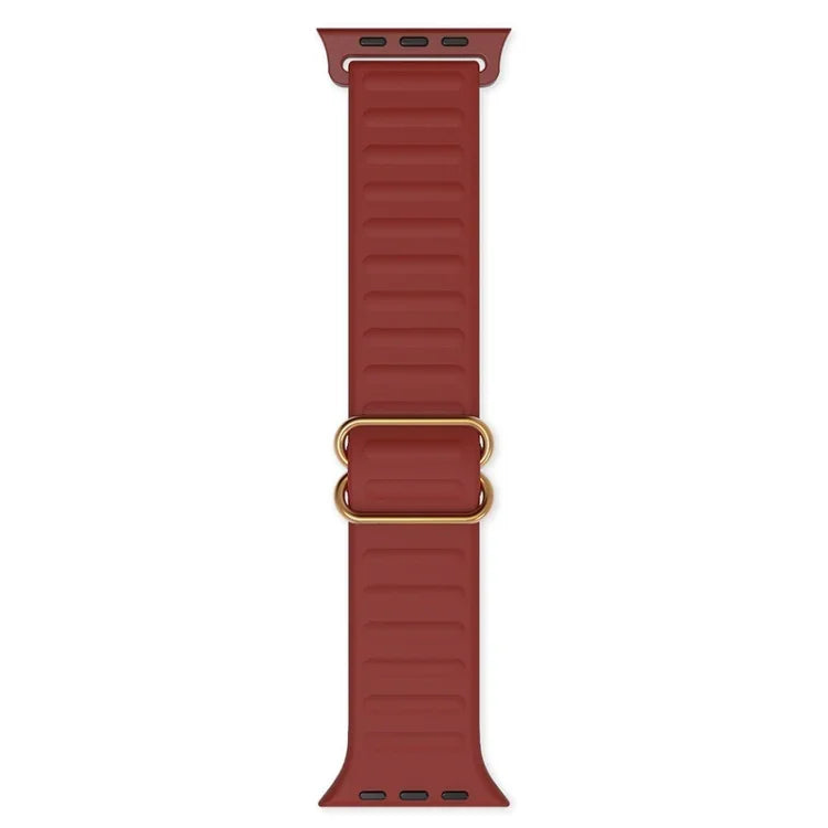 سوار ساعة بديل من السيليكون مع إبزيم كلمة يابانية لسلسلة Apple Watch، 7 45مم / 6 و SE و 5 و 4 44مم / 3 و 2 و 1 42مم، 7 41مم / 6 و SE و 5 و 4 40مم / 3 و 2 و 1 38مم