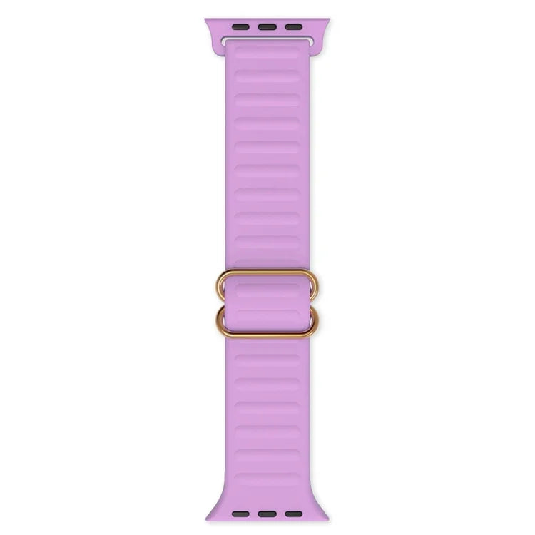 سوار ساعة بديل من السيليكون مع إبزيم كلمة يابانية لسلسلة Apple Watch، 7 45مم / 6 و SE و 5 و 4 44مم / 3 و 2 و 1 42مم، 7 41مم / 6 و SE و 5 و 4 40مم / 3 و 2 و 1 38مم