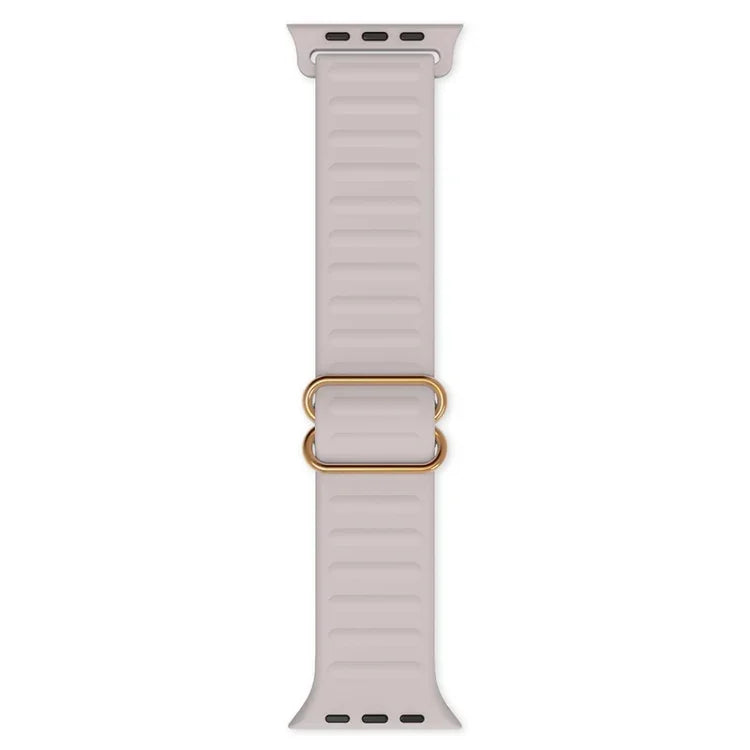 سوار ساعة بديل من السيليكون مع إبزيم كلمة يابانية لسلسلة Apple Watch، 7 45مم / 6 و SE و 5 و 4 44مم / 3 و 2 و 1 42مم، 7 41مم / 6 و SE و 5 و 4 40مم / 3 و 2 و 1 38مم