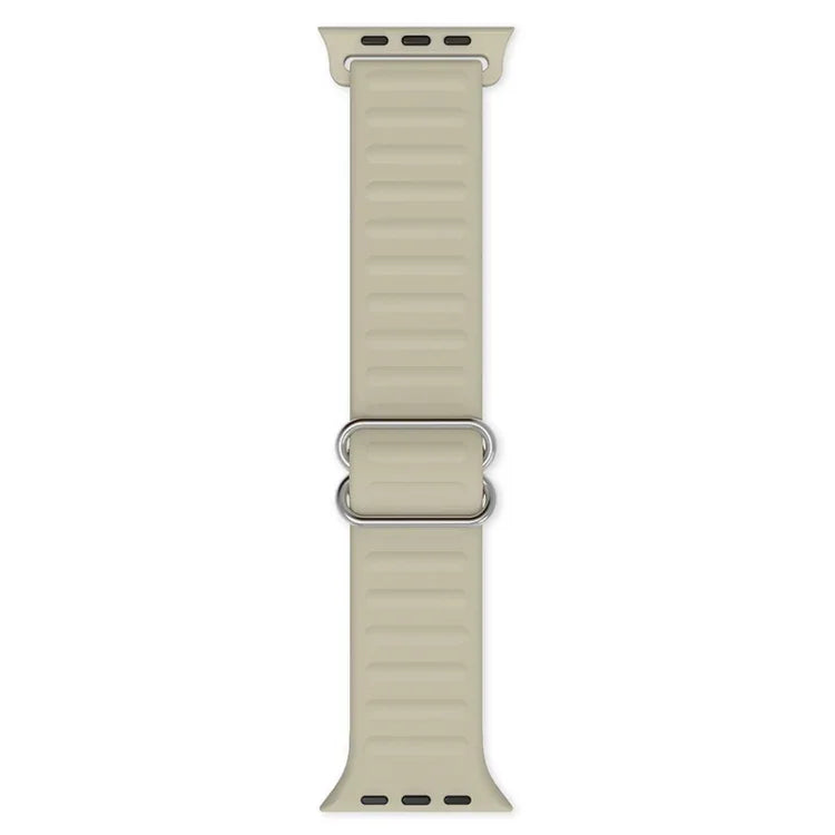 سوار ساعة بديل من السيليكون مع إبزيم كلمة يابانية لسلسلة Apple Watch، 7 45مم / 6 و SE و 5 و 4 44مم / 3 و 2 و 1 42مم، 7 41مم / 6 و SE و 5 و 4 40مم / 3 و 2 و 1 38مم