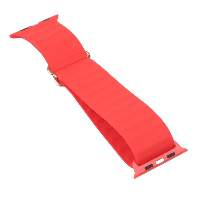 سوار ساعة بديل من السيليكون مع إبزيم كلمة يابانية لسلسلة Apple Watch، 7 45مم / 6 و SE و 5 و 4 44مم / 3 و 2 و 1 42مم، 7 41مم / 6 و SE و 5 و 4 40مم / 3 و 2 و 1 38مم