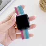 سوار بديل ميلاني بأربعة ألوان، لسلسلة Apple Watch 7 41مم / و 6 و SE و 5 و 4 40مم، ولسلسلة Apple Watch 7 45مم / و 6 و SE و 5 و 4 44مم