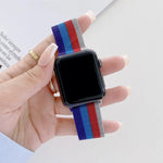 سوار بديل ميلاني بأربعة ألوان، لسلسلة Apple Watch 7 41مم / و 6 و SE و 5 و 4 40مم، ولسلسلة Apple Watch 7 45مم / و 6 و SE و 5 و 4 44مم