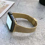 سوار بديل من الفولاذ للخصر الصغير، لسلسلة Apple Watch 7 41مم / و 6 و SE و 5 و 4 40مم، ولسلسلة Apple Watch 7 45مم / و 6 و SE و 5 و 4 44مم
