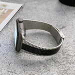 سوار بديل من الفولاذ للخصر الصغير، لسلسلة Apple Watch 7 41مم / و 6 و SE و 5 و 4 40مم، ولسلسلة Apple Watch 7 45مم / و 6 و SE و 5 و 4 44مم