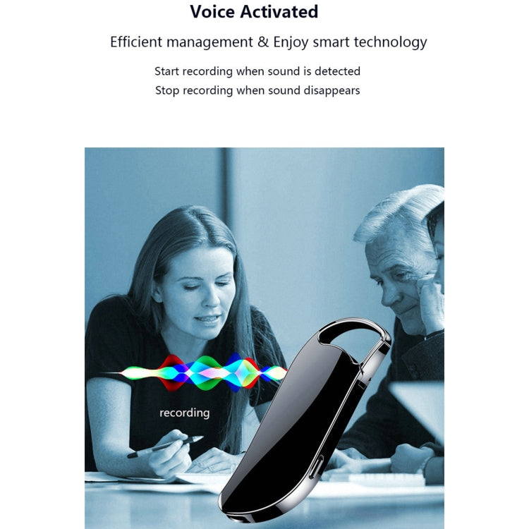 قلم تسجيل صوتي محمول V11 على شكل سلسلة مفاتيح بدقة عالية، 32GB، 64GB