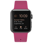 سوار ساعة بديل من السيليكون لسلسلة Apple Watch، 7 مقاس 41 مم / 6 وSE و5 و4 مقاس 40 مم / 3 و2 و1 مقاس 38 مم، 7 مقاس 45 مم / 6 وSE و5 و4 مقاس 44 مم / 3 و2 و1 مقاس 42 مم