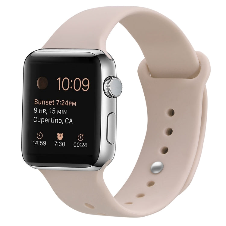 سوار ساعة بديل من السيليكون لسلسلة Apple Watch، 7 مقاس 41 مم / 6 وSE و5 و4 مقاس 40 مم / 3 و2 و1 مقاس 38 مم، 7 مقاس 45 مم / 6 وSE و5 و4 مقاس 44 مم / 3 و2 و1 مقاس 42 مم