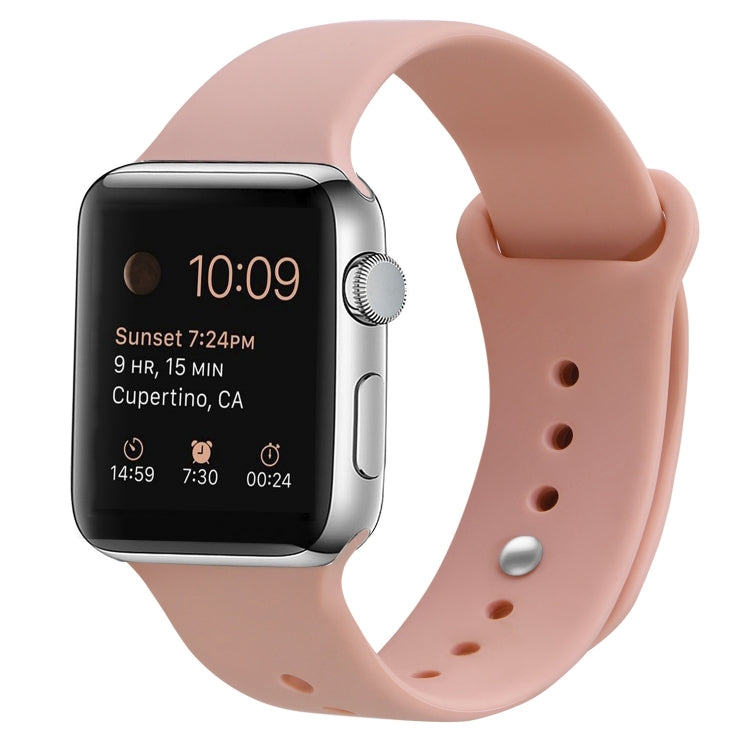 سوار ساعة بديل من السيليكون لسلسلة Apple Watch، 7 مقاس 41 مم / 6 وSE و5 و4 مقاس 40 مم / 3 و2 و1 مقاس 38 مم، 7 مقاس 45 مم / 6 وSE و5 و4 مقاس 44 مم / 3 و2 و1 مقاس 42 مم