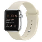سوار ساعة بديل من السيليكون لسلسلة Apple Watch، 7 مقاس 41 مم / 6 وSE و5 و4 مقاس 40 مم / 3 و2 و1 مقاس 38 مم، 7 مقاس 45 مم / 6 وSE و5 و4 مقاس 44 مم / 3 و2 و1 مقاس 42 مم