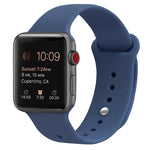 سوار ساعة بديل من السيليكون لسلسلة Apple Watch، 7 مقاس 41 مم / 6 وSE و5 و4 مقاس 40 مم / 3 و2 و1 مقاس 38 مم، 7 مقاس 45 مم / 6 وSE و5 و4 مقاس 44 مم / 3 و2 و1 مقاس 42 مم
