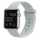 سوار ساعة بديل من السيليكون لسلسلة Apple Watch، 7 مقاس 41 مم / 6 وSE و5 و4 مقاس 40 مم / 3 و2 و1 مقاس 38 مم، 7 مقاس 45 مم / 6 وSE و5 و4 مقاس 44 مم / 3 و2 و1 مقاس 42 مم