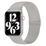 سوار ساعة بديل من السيليكون المرن لسلسلة Apple Watch، 7 مقاس 45مم / 6 و SE و 5 و 4 مقاس 44مم / 3 و 2 و 1 مقاس 42مم