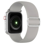 سوار ساعة بديل من السيليكون المرن لسلسلة Apple Watch، 7 مقاس 45مم / 6 و SE و 5 و 4 مقاس 44مم / 3 و 2 و 1 مقاس 42مم