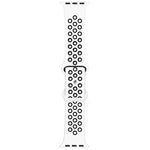 سوار ساعة بديل من السيليكون السائل ثنائي اللون مع إبزيم فراشة لسلسلة Apple Watch، 7 مقاس 41مم / 6 و SE و 5 و 4 مقاس 40مم / 3 و 2 و 1 مقاس 38مم، 7 مقاس 45مم / 6 و SE و 5 و 4 مقاس 44مم / 3 و 2 و 1 مقاس 42مم