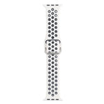 سوار ساعة بديل من السيليكون مع إبزيم معدني لسلسلة Apple Watch، 7 مقاس 41مم / 6 و SE و 5 و 4 مقاس 40مم / 3 و 2 و 1 مقاس 38مم، 7 مقاس 45مم / 6 و SE و 5 و 4 مقاس 44مم / 3 و 2 و 1 مقاس 42مم