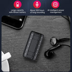 قلم تسجيل بتقنية تقليل الضوضاء B800LI مع مشبك، يدعم بطاقة TF والتسجيل بزر واحد وOTG، 8GB، 16GB، 32GB، 128GB