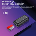 قلم تسجيل بتقنية تقليل الضوضاء B800LI مع مشبك، يدعم بطاقة TF والتسجيل بزر واحد وOTG، 8GB، 16GB، 32GB، 128GB
