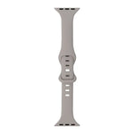 Slimming 8-buckle Silicone Replacement Strap Watchband, For Apple Watch Series 7  41mm / & 6 & SE & 5 & 4 40mm, For Apple Watch Series  7  45mm / & 6 & SE & 5 & 4 44mm