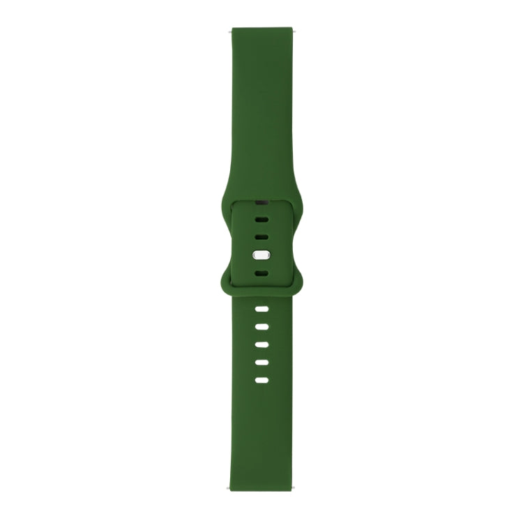 سوار ساعة بديل من السيليكون بثماني إبزيمات، لساعات Samsung Galaxy Watch Active، لساعات Huawei Watch GT 2 42 مم، لساعات Huawei Watch GT 2 46 مم، لساعات Huawei Watch GT 2e 46 مم