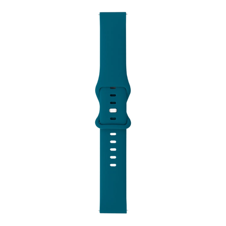 سوار ساعة بديل من السيليكون بثماني إبزيمات، لساعات Samsung Galaxy Watch Active، لساعات Huawei Watch GT 2 42 مم، لساعات Huawei Watch GT 2 46 مم، لساعات Huawei Watch GT 2e 46 مم