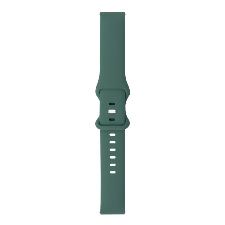 سوار ساعة بديل من السيليكون بثماني إبزيمات، لساعات Samsung Galaxy Watch Active، لساعات Huawei Watch GT 2 42 مم، لساعات Huawei Watch GT 2 46 مم، لساعات Huawei Watch GT 2e 46 مم