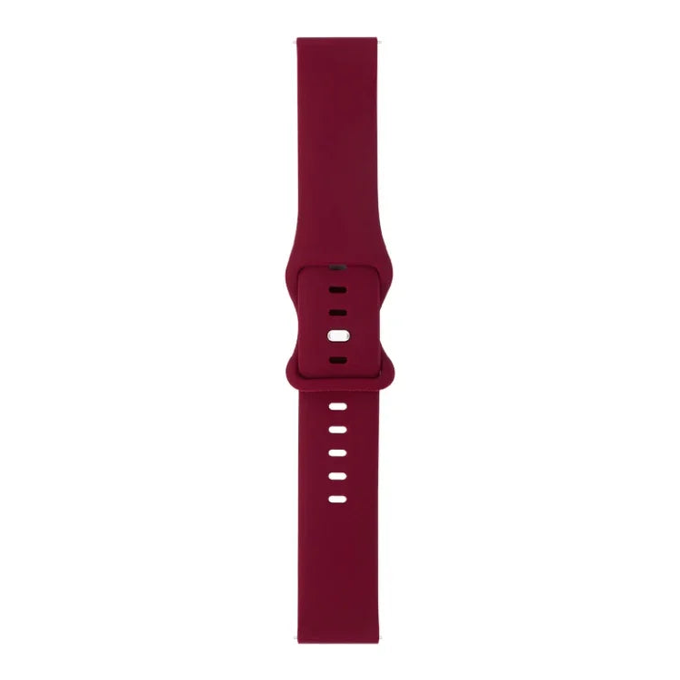 سوار ساعة بديل من السيليكون مع 8 إبزيمات، لساعات Amazfit الرياضية / Sport Watch 2S، لساعات Garmin Vivoactive 3