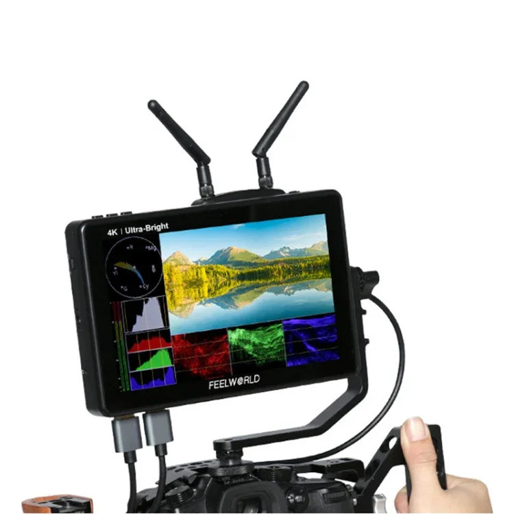 شاشة LCD بحجم 7 بوصات بدقة 1920x1200 من FEELWORLD LUT7 PRO مع HDMI 4K وإضاءة 2200 نتس وشاشة لمس، LUT7 PRO