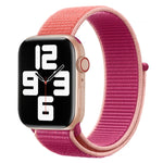 Color Matching Nylon Watchband, For Apple Watch Series 7 45mm / 6 & SE & 5 & 4 44mm / 3 & 2 & 1 42mm, For Apple Watch Ultra 49mm / Series 8&7 45mm / SE 2&6&SE&5&4 44mm / 3&2&1 42mm