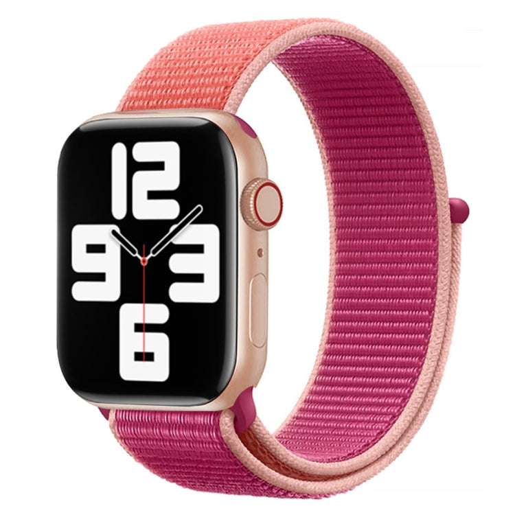 Color Matching Nylon Watchband, For Apple Watch Series 7 45mm / 6 & SE & 5 & 4 44mm / 3 & 2 & 1 42mm, For Apple Watch Ultra 49mm / Series 8&7 45mm / SE 2&6&SE&5&4 44mm / 3&2&1 42mm