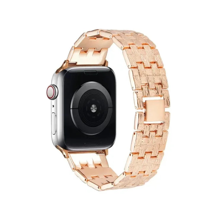 سوار ساعة بديل من الفولاذ المقاوم للصدأ بنسيج منسوج لسلسلة Apple Watch، 7 مقاس 41مم / 6 و SE و 5 و 4 مقاس 40مم / 3 و 2 و 1 مقاس 38مم، 7 مقاس 45مم / 6 و SE و 5 و 4 مقاس 44مم / 3 و 2 و 1 مقاس 42مم