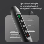 Tsattine N10 جهاز طارد للكلاب بالموجات فوق الصوتية مع شاشة عرض الكهرباء LED ومصباح يدوي، N10