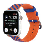 حزام ساعة بديل من النايلون بحلقة واحدة لسلسلة Apple Watch، 7 مقاس 41mm / 6 & SE & 5 & 4 مقاس 40mm / 3 & 2 & 1 مقاس 38mm، 7 مقاس 45mm / 6 & SE & 5 & 4 مقاس 44mm / 3 & 2 & 1 مقاس 42mm