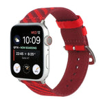 حزام ساعة بديل من النايلون بحلقة واحدة لسلسلة Apple Watch، 7 مقاس 41mm / 6 & SE & 5 & 4 مقاس 40mm / 3 & 2 & 1 مقاس 38mm، 7 مقاس 45mm / 6 & SE & 5 & 4 مقاس 44mm / 3 & 2 & 1 مقاس 42mm