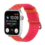 حزام ساعة بديل من النايلون بحلقة واحدة لسلسلة Apple Watch، 7 مقاس 41mm / 6 & SE & 5 & 4 مقاس 40mm / 3 & 2 & 1 مقاس 38mm، 7 مقاس 45mm / 6 & SE & 5 & 4 مقاس 44mm / 3 & 2 & 1 مقاس 42mm