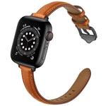 حزام ساعة بديل من الجلد بأسلوب الأعمال لسلسلة Apple Watch، 7 مقاس 41mm / 6 & SE & 5 & 4 مقاس 40mm / 3 & 2 & 1 مقاس 38mm، 7 مقاس 45mm / 6 & SE & 5 & 4 مقاس 44mm / 3 & 2 & 1 مقاس 42mm